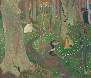 Drucke von April oder Die Anemonen, 1891. Privatsammlung Maurice Denis Drucke: April oder Die Anemonen, 1891. Künstler: Denis, Maurice (1870-1943)