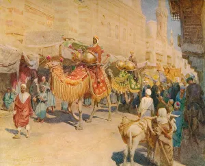 Eine arabischen Hochzeitsschreinung, um 1900. Künstler: Walter Frederick Roofe Tyndale