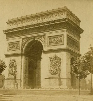 Neoclassical Architecture France Drucke: Arc de Triomphe de l Etoile. Creator: Unknown