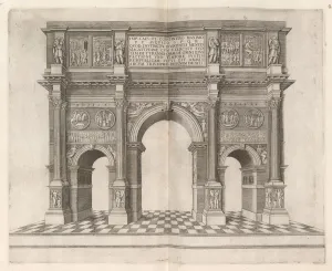 Roman Empire Monuments Drucke: Arch of Constantine. Creator: Unknown