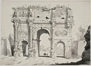 Arch Of Constantine Rome Drucke: Arch of Constantine in Rome. Creator: Anon
