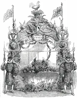 Bogen im Dinnerpavillon... 1850. Künstler: Unbekannt.