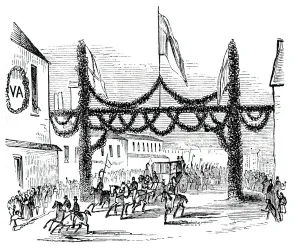 Northamptonshire Landmarks Drucke: Arch at Kettering, 1844. Creator: Unknown