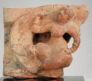 Bauwerk mit Göttin aus dem 5. Jahrhundert; Schöpfer unbekannt