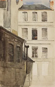 Bauwissenschaftliche Studie um 1840er Jahre. Ersteller: David Cox der Ältere