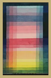 Blue Rider Movement Drucke: Architecture of the Plain, 1923. Creator: Klee, Paul (1879-1940)