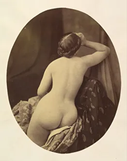 Albumen Silver Print Art Drucke: Ariadne, 1857. Creator: Oscar Gustav Rejlander