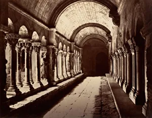 Medieval Christian Buildings Drucke: Arles, Cloitre St. Trophime, ca. 1861. Creator: Edouard Baldus