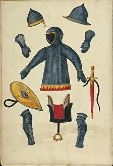 Medieval Armor Drucke: Armor, about 1560-1570. Creator: Unknown