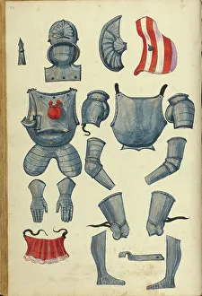 Historical Armor Illustrations Drucke: Armor, about 1560-1570. Creator: Unknown