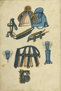 Medieval Warfare Illustrations Drucke: Armor, about 1560-1570. Creator: Unknown