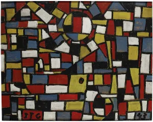Bildende Kunst Drucke: Konstruktiver Kunst, 1943. Ersteller: Torres-Garcia, Joaquin (1874-1949)