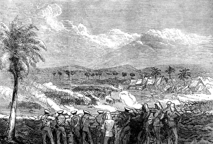 British Imperialism In Africa Drucke: The Ashantee War: repulse of the Ashantees at Elmina by the British sailors and marines