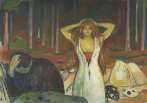 Edvard Munch Norway Drucke: Ashes, 1925