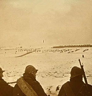 French Army During WWI Drucke: Assault waves, c1914-c1918