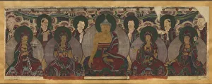 Zusammenstellung buddhistischer Göttinnen, 1846. Schöpfer unbekannt