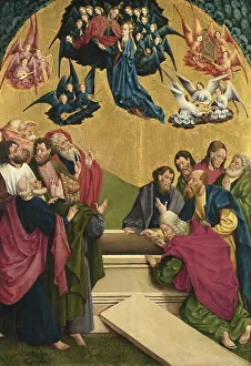 Assumption Of The Virgin Drucke: The Assumption of the Virgin, unknown date. Creator: Johann Koerbecke