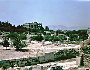 Greek Heritage Images Drucke: Athens, partial view of the agora