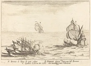 Der Angriff, 1617. Ersteller: Jacques Callot