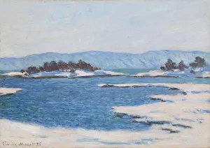 Drucke von Auf der Küste des Fjords von Christiania, 1895. Privatbesitz Claude Monet Drucke: Am Ufer des Fjords von Christiania, 1895. Künstler: Monet, Claude (1840-1926)