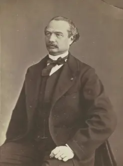 Albumen Silver Print Art Drucke: Auguste Maquet, negative 1860-1861; print 1870-1879. Creator: Nadar