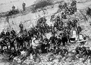 American Armed Forces History Drucke: Austrian Army Camp, between c1910 and c1915. Creator: Bain News Service