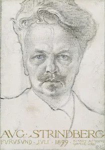 Der Autor August Strindberg, 1899. Schöpfer: Carl Larsson