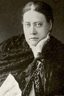 Autorin und Gründerin der Theosophie Helena Blavatsky (* 1831; † 1891); Mitte der 1860er Jahre
