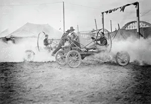 Black And White Car Images Drucke: Auto Polo, Coney Isl. between c1910 and c1915. Creator: Bain News Service