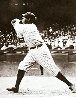 Babe Ruth, amerikanischer Baseballspieler 1914-1935