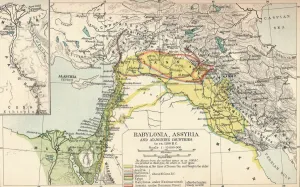 Babylonien, Assyrien und angrenzende Länder um 1900/03