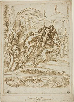 Seventeenth Century Heritage Images Drucke: Bacchanal Scene, n.d. Creator: Unknown
