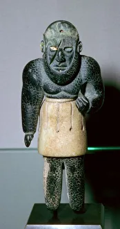 Statuette des Genies Bactriens von La Balafre (die Verwundete)