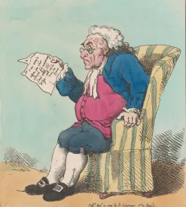 Eighteenth Century Colour Etchings Drucke: Bad Speculation, August 10, 1799. August 10, 1799. Creator: Thomas Rowlandson
