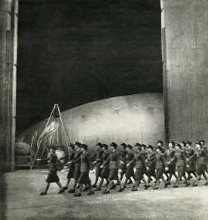 Women In The RAF Drucke: At A Balloon Centre, c1943. Creator: Cecil Beaton