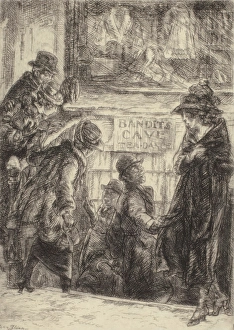 Heritage Art In America Drucke: Bandits Cave, 1920. Creator: John Sloan