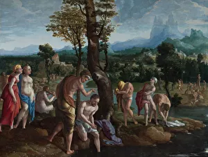 Jesus Christ Baptism Drucke: The Baptism of Christ