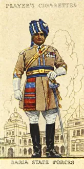 British Indian Army Regiments Drucke: Baria State Forces, 1936. Creator: Unknown
