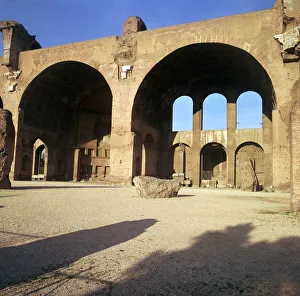 Italian Archaeological Site Drucke: Basilca of the Emperor Maxentius
