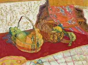 Drucke von Zwei Körbe Obst, um 1935. Privatsammlung Pierre Bonnard Drucke: Zwei Obstkörbe, um 1935. Ersteller: Bonnard, Pierre (1867-1947)