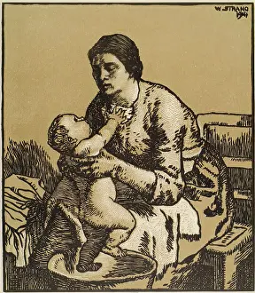 Der Bad, 1904. Künstler: William Strang