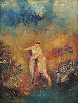 Odilon Redon Artwork Drucke: The Bath of Venus, 1908-1912. Creator: Redon, Odilon (1840-1916)