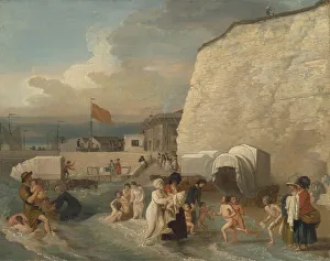 Benjamin West Artwork Drucke: The Bathing Place at Ramsgate, ca 1788. Artist: West, Benjamin (1738-1820)