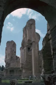 Ancient Roman Bathhouse Drucke: Baths of Caracalla, built by the Emperors instruction, 3rd century