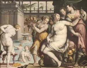 Bathscheba im Bad, um 1573-1574. Schöpferin: Zucci, Jacopa