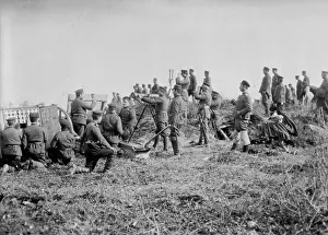 Balkan Conflict Images Drucke: Battery, Tchataldja #11, between c1910 and c1915. Creator: Bain News Service