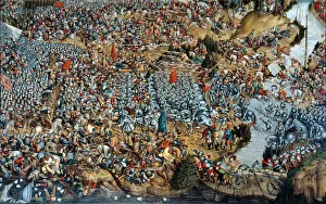 Drucke von Die Schlacht bei Orscha, 1514 (zwischen 1524 und 1530) Weißrussland Drucke: Der Schlacht von Orla, 1514 (zwischen 1524 und 1530)