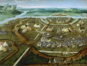 Vienne Art History Museum Collection Drucke: The Battle of Pavia