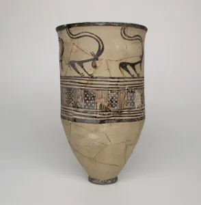 Persian Decorative Arts Drucke: Beaker, 2nd half of the 4th millenium BCE. Creator: Unknown