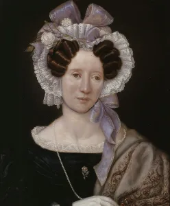 Beate Bendix, geboren als Van Rees, 1836. Schöpferin : Karl Peter Mayer